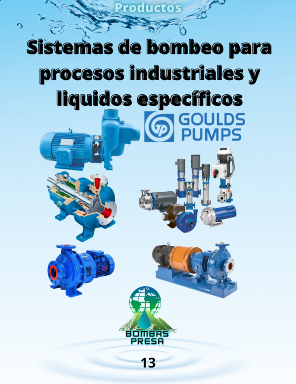 Sistemas de bombeo para procesos industriales y liquidos especificos