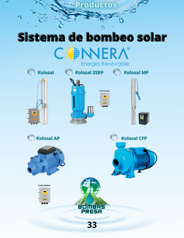 Sistema de bombeo solar