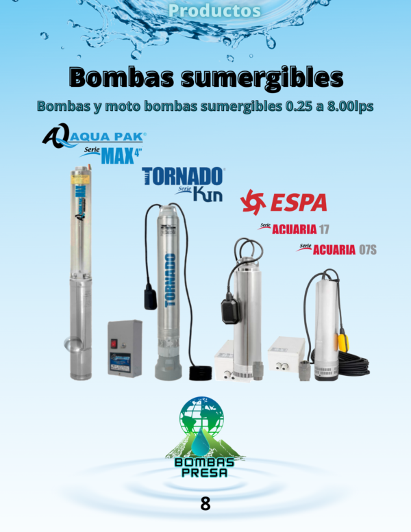 Bombas sumergibles