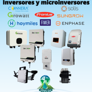 Inversores y microinversores.