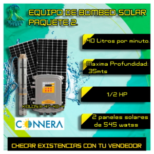 Paquete de bombeo solar 2