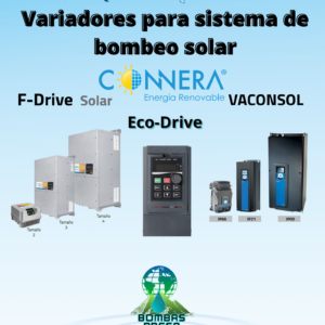 Variadores para sistema de bombeo solar.