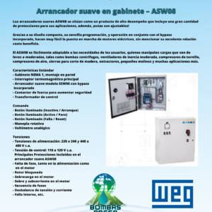 Arrancador suave en gabinete - ASW08