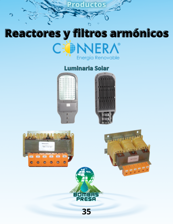 Reactores y filtros armónicos.